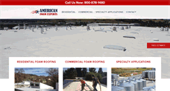 Desktop Screenshot of americanfoamexperts.com